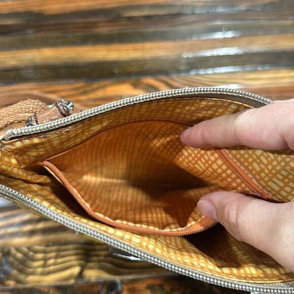 Fossil Key Per Ladybug Coated Canvas Crossbody Purse - Picture 6 of 14